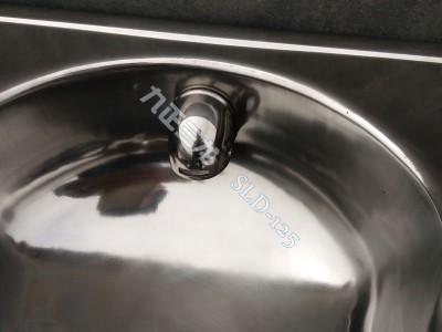 一体不锈钢水冲蹲便 寺庙用不锈钢蹲便 环保可冲洗图3