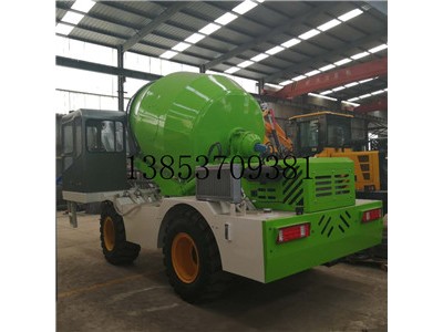 多功能水泥自上料搅拌车 工程机械专用自上料图1