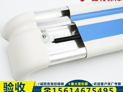 医院走廊扶手 安全PVC通道敬养老院公寓老年人防撞铝合金护栏图2