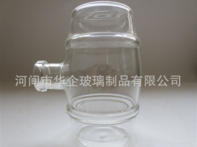 大锤造型酒瓶 河间环保吹制酒瓶 高硼硅玻璃耐热瓶子图2