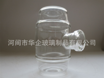 大锤造型酒瓶 河间环保吹制酒瓶 高硼硅玻璃耐热瓶子图3