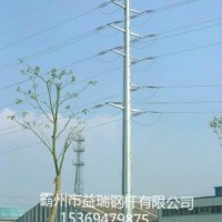 昭通市电力输电35kv转角钢杆 终端钢管杆 益瑞