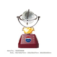 运筹帷幄地球仪摆件公司开业/周年/文化宣传商用务创意工艺礼品