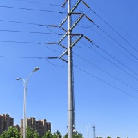 河北10kv电力钢管杆地脚螺栓电力钢管桩生产厂家电力钢管塔